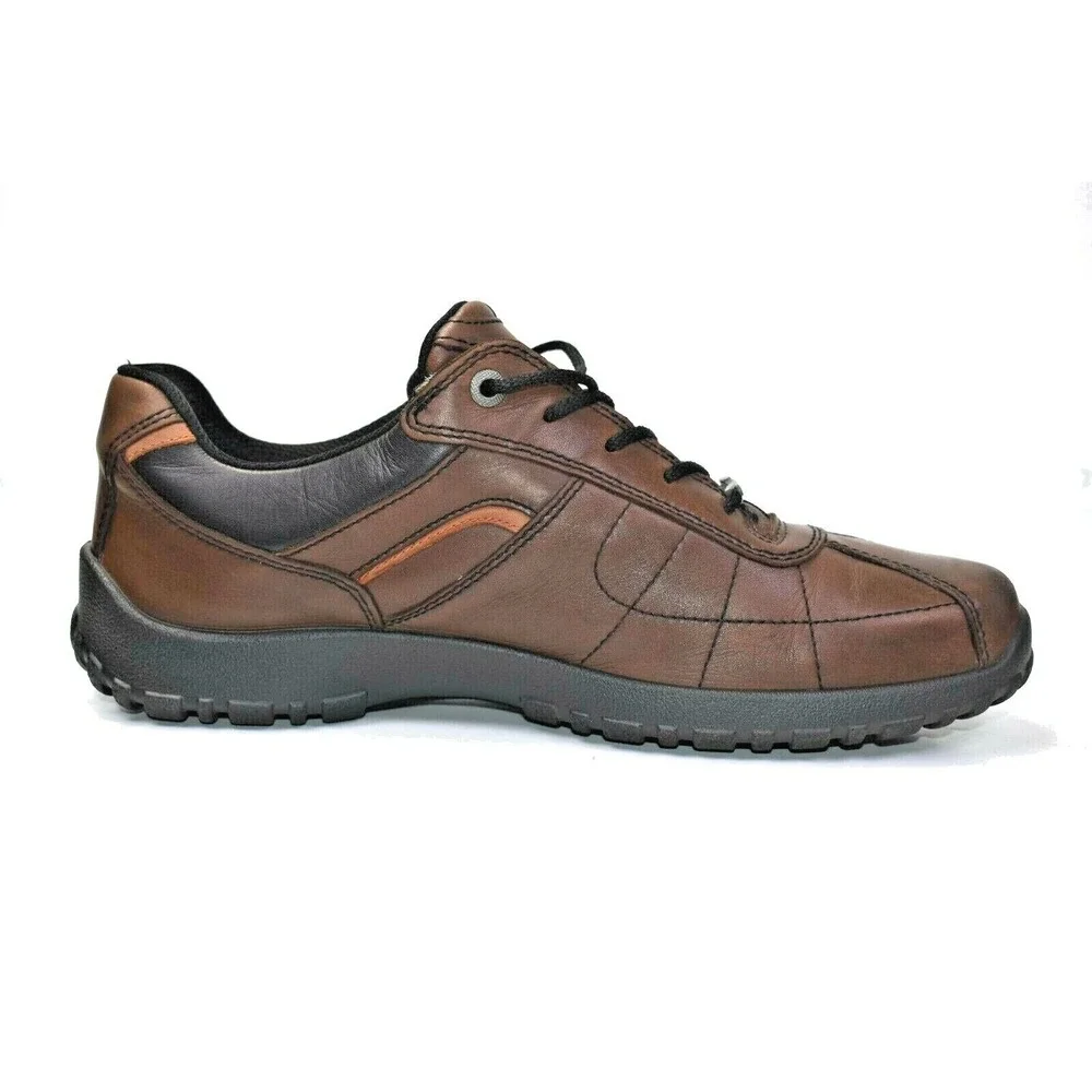 Hotter Thor Men's Brown Gore-Tex Casual Comfort Leather‎ Shoes Size US 12